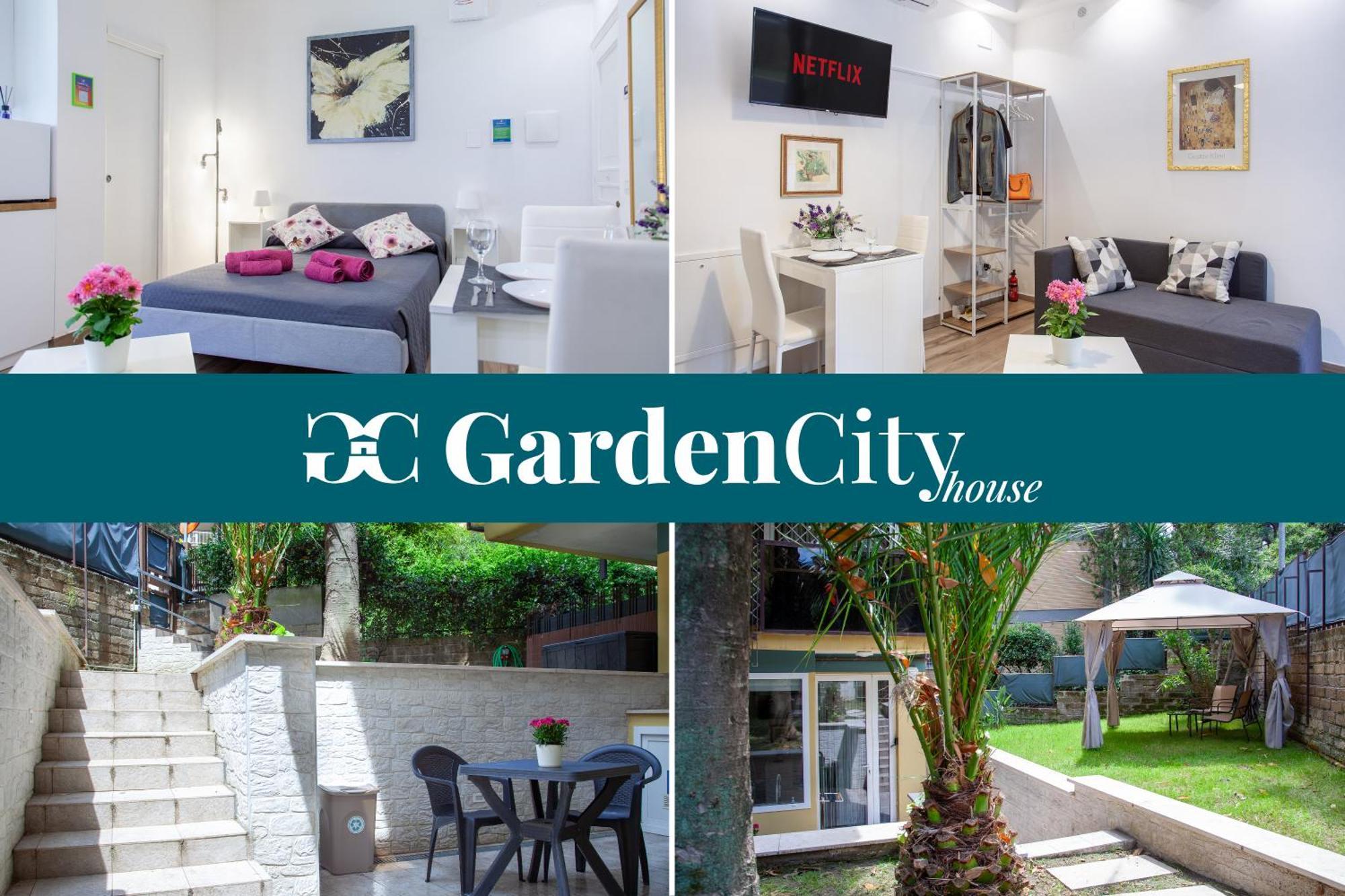 Garden City House Roma - Casa Con Giardino Privato Ngoại thất bức ảnh
